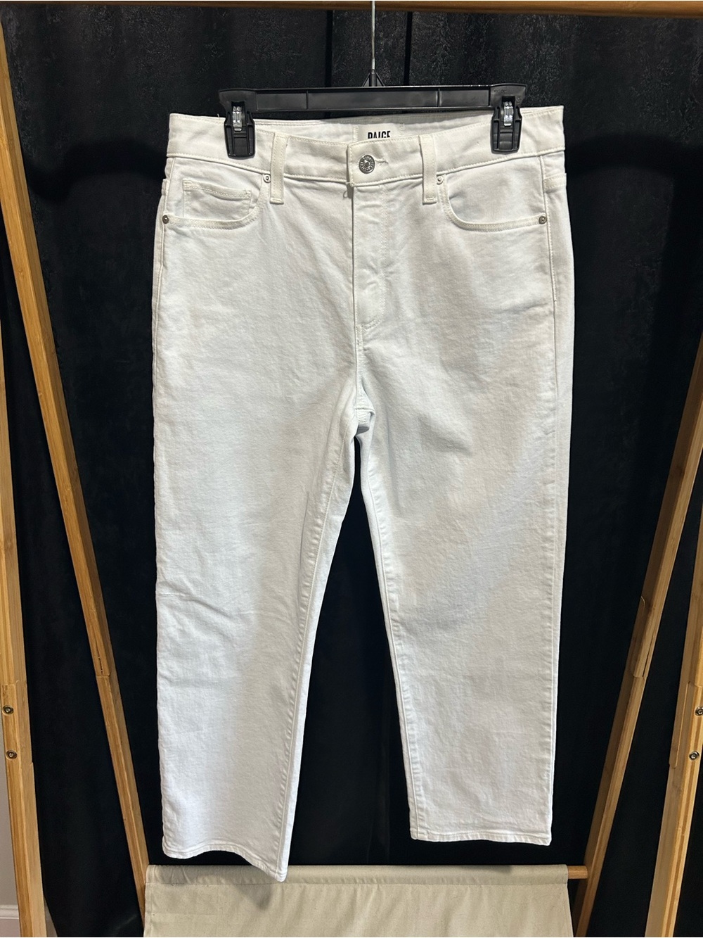 PAIGE Straight Leg White Women's Jeans